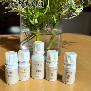 Vitruvi Lot of 5 Essential Oil Diffuser Blends